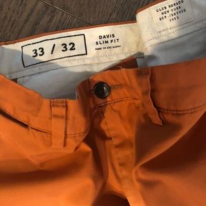 Club Monaco Slim Twill Pant 33x32